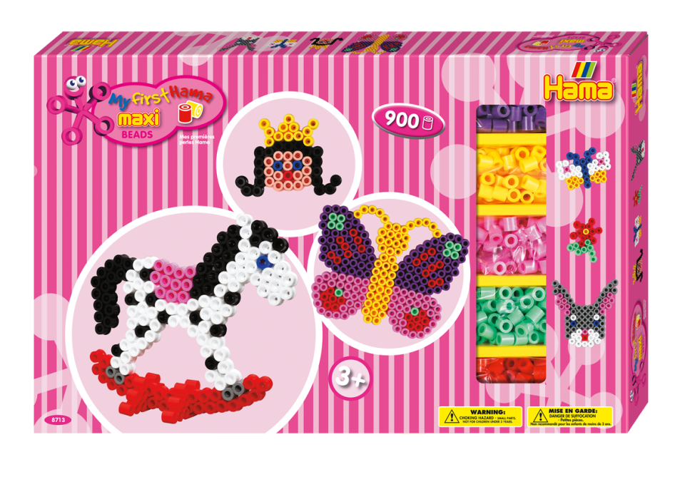 HAMA Beads - Maxi - Giant gift box - Pink (8713)