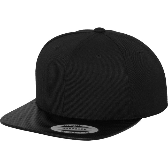 Flexfit CARBON Snapback Cap - black