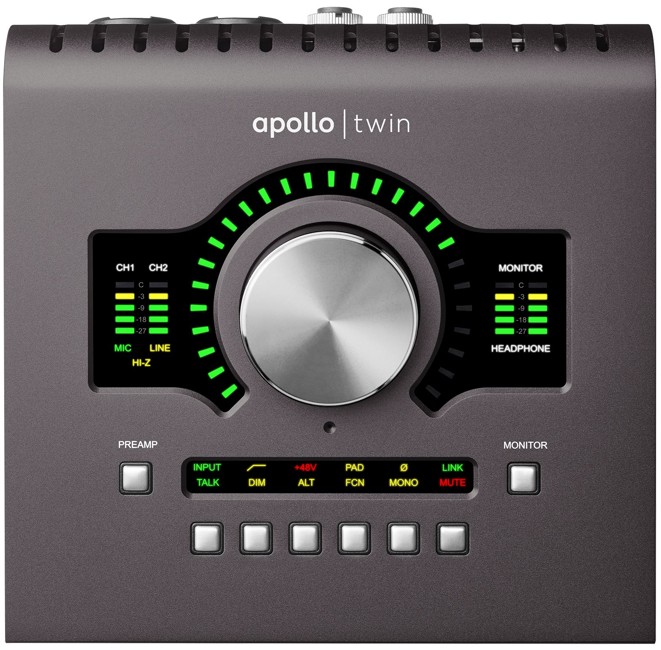 Universal Audio - Apollo Twin Solo MKII - Thunderbolt Audio Lydkort