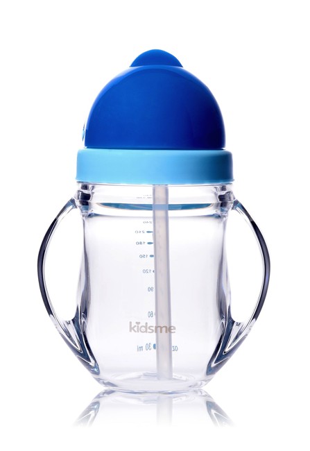 Kidsme - Tritan kop med sugerør - Aquamarine