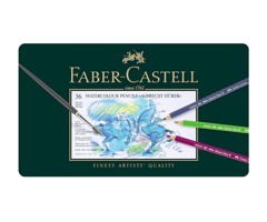 Faber-Castell - Albrecht Dürer Akvarel farveblyanter - Metalæske med 36 stk (117536)