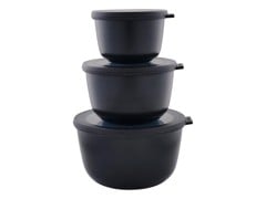 Mepal - Cirqula High Bowl Set Of 3 - Black (233095)