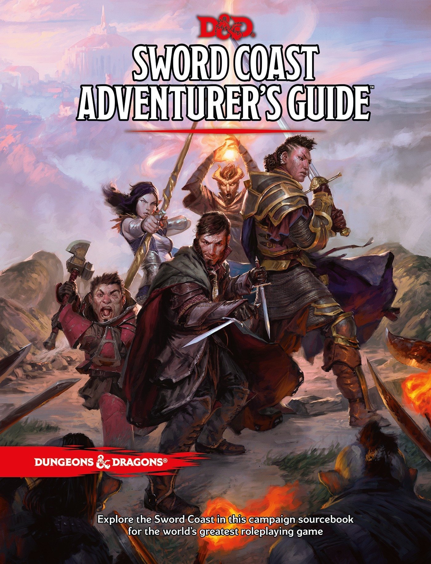 Dungeons&Dragons - Role Play - 5th Edition Sword Coast Adventurer's Guide (D&D) - Leker
