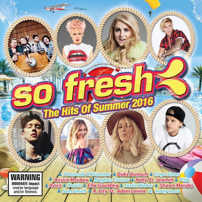 So Fresh - The Hits of Summer 2016 - 2 CD's - CD Album NEW