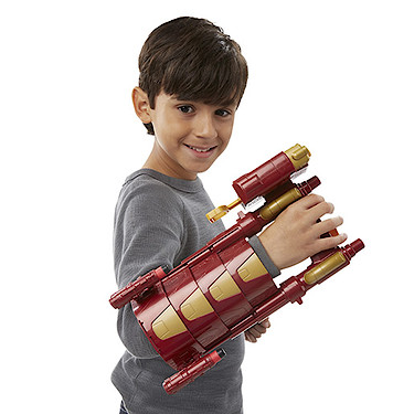 nerf iron man slide blast armor