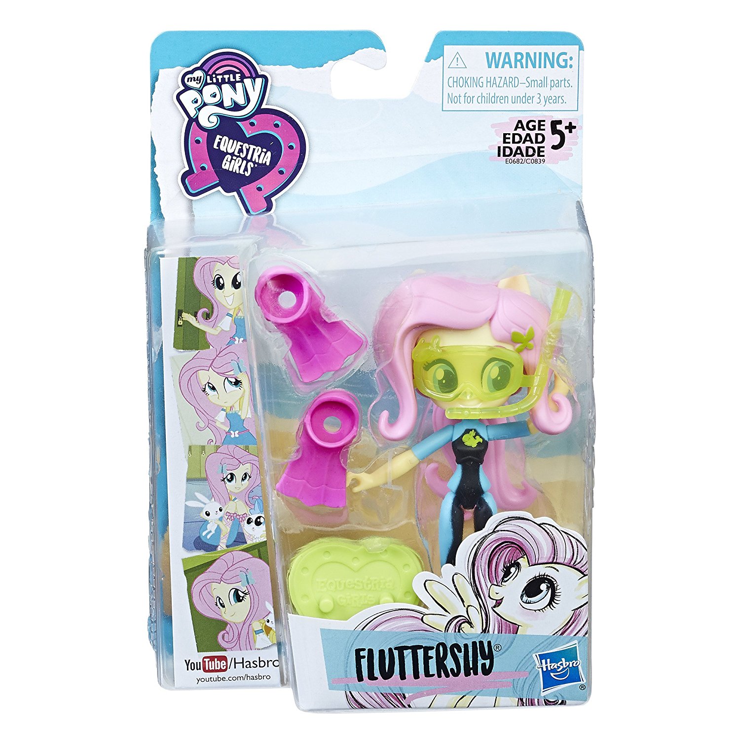 fluttershy equestria girl doll mini