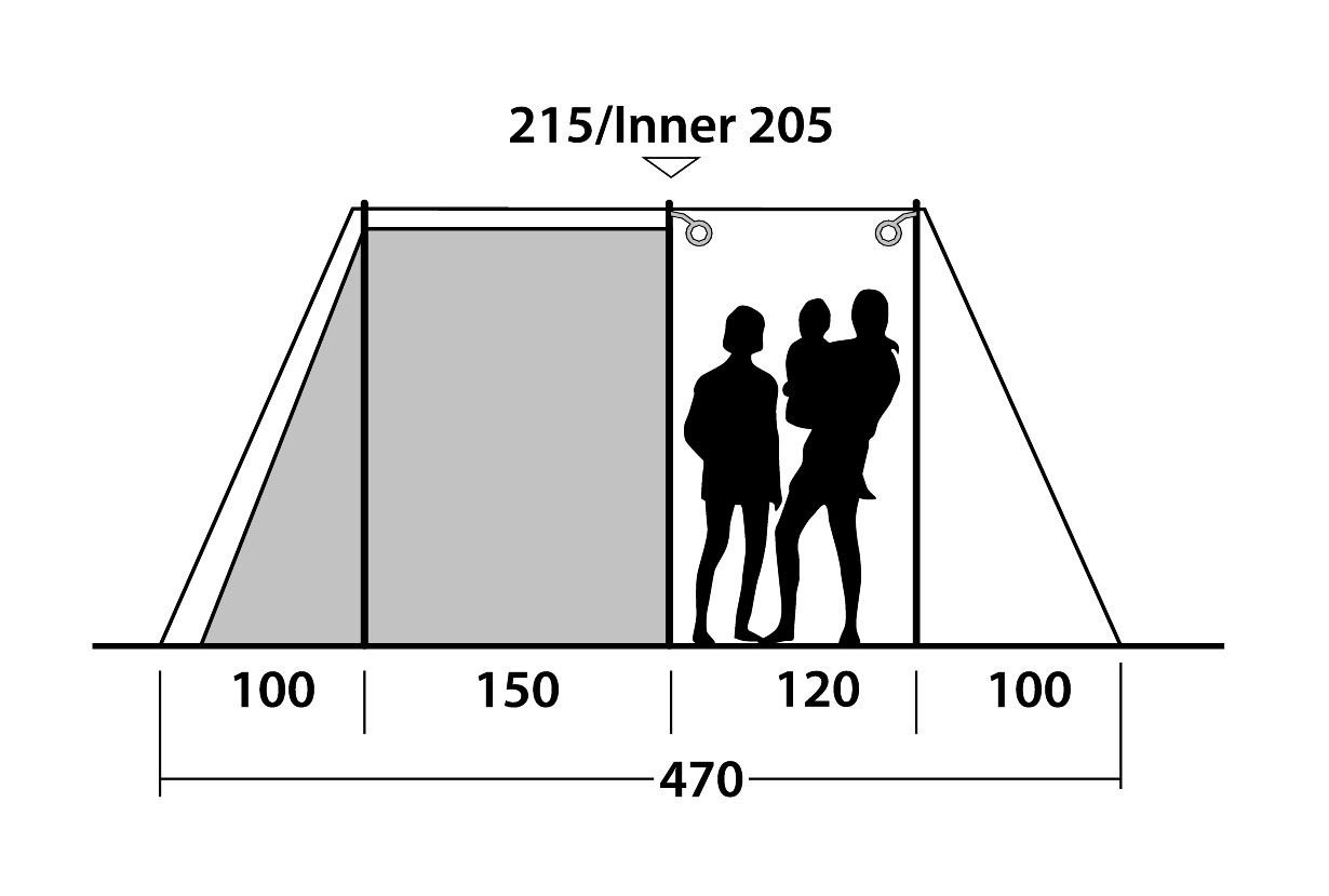 Koop Outwell Nevada 4P Tent 4 Person (111060) incl Koop Outwell Nevada 4P Tent 4 Person (111060) incl