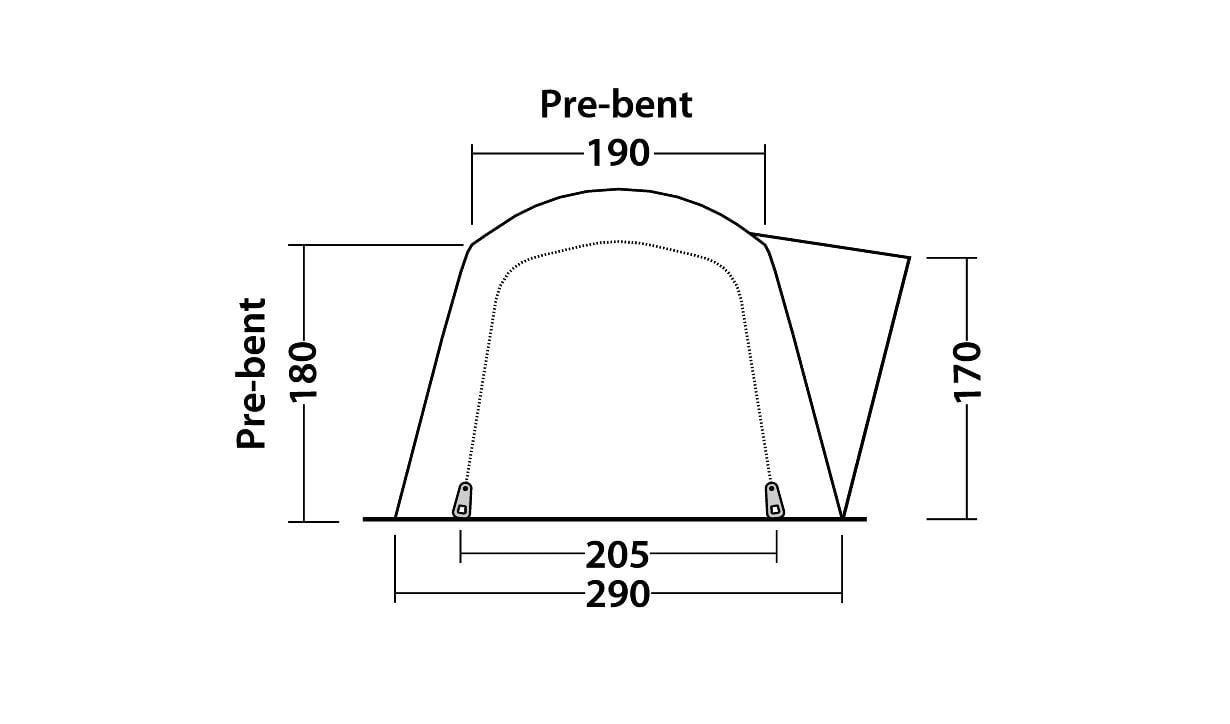 Koop Outwell Nevada 4P Tent 4 Person (111060) incl Koop Outwell Nevada 4P Tent 4 Person (111060) incl