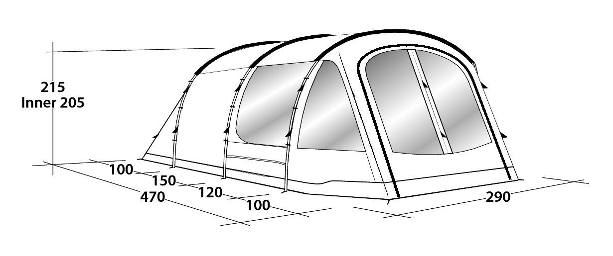 Buy Outwell Nevada 4p Tent 4 Person