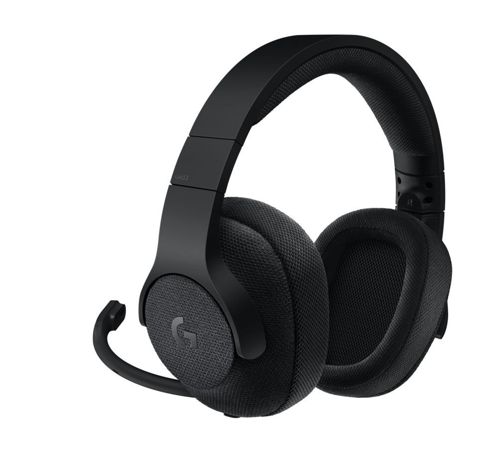 Logitech - G433 7.1 Surround Gaming Headset Black