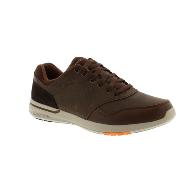 Buy Skechers 65406 Elent Velago - Brown Mens Shoes