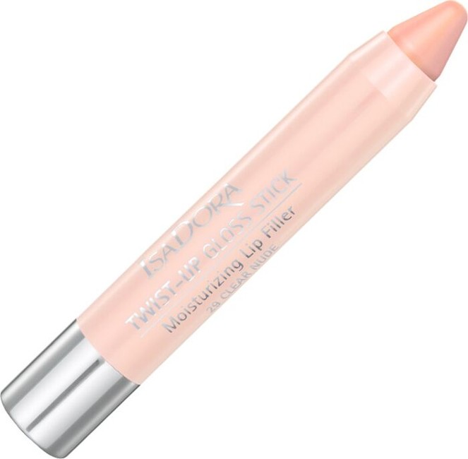 IsaDora - Twist-Up Gloss Stick - Clear Nude 