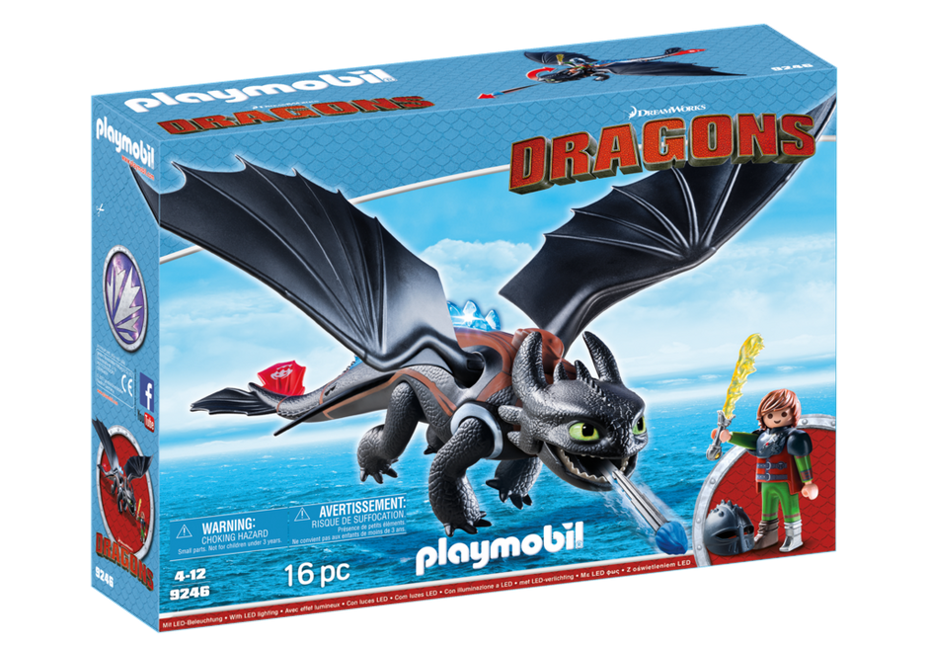 Playmobil - Dragons - Hikke og Tandløs (9246)
