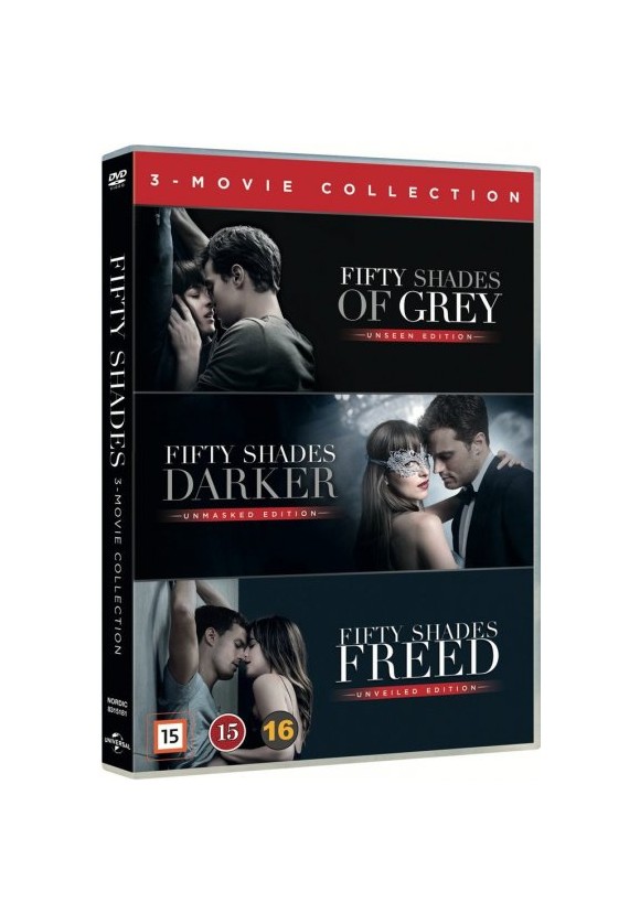 Kop Fifty Shades Trilogy Box Set Dvd Complete Edition Dvd Inkl Frakt