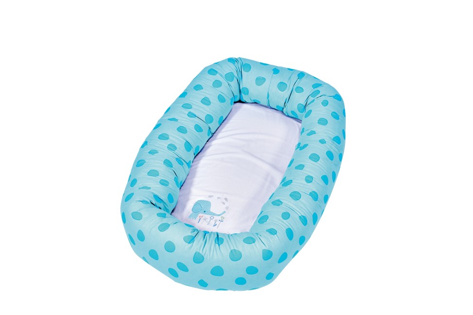 Baby Dan - Cuddle Nest Medium Elefantastic Blå
