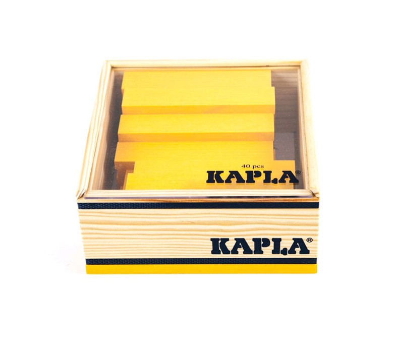 Kapla - Yellow bricks - 40 pc