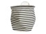 House Doctor - Storage Bag Stripes Medium - Black/White (205720350) thumbnail-1