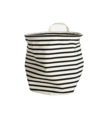 House Doctor - Storage Bag Stripes Medium - Black/White (205720350)