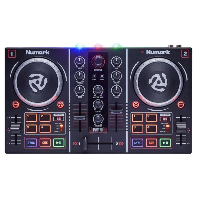 Numark - Party Mix - 2-Kanals USB DJ Controller M./Indbygget Lysshow
