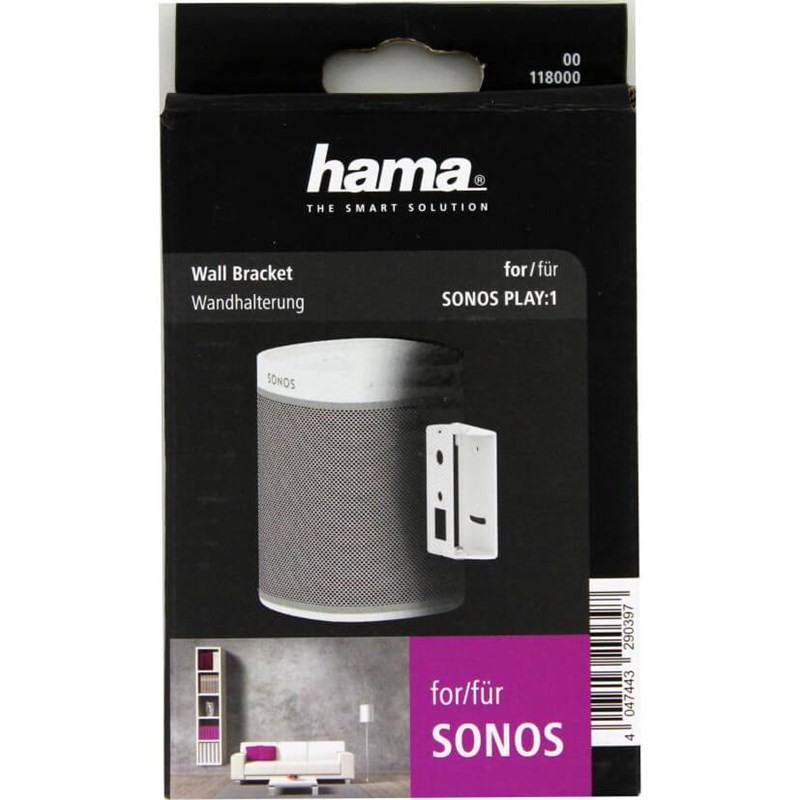 heb vertrouwen God Zich voorstellen Buy Hama - Wall Mount For Sonos PLAY:1 White - White - White - Free shipping