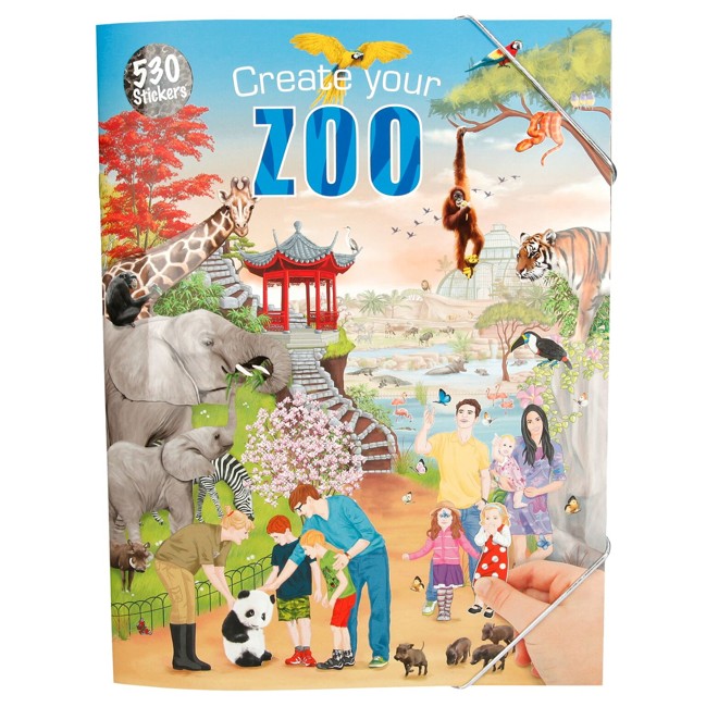 Creative Studio - Create your Zoo Aktivitetsbog m/stickers