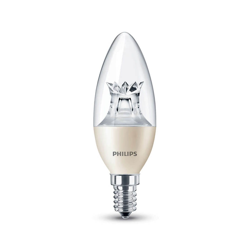 desinficere Mundtlig Intrusion Køb Philips - LED Pære Varm Glød Kerte Dæmpbar B38 E14 4W (40W)