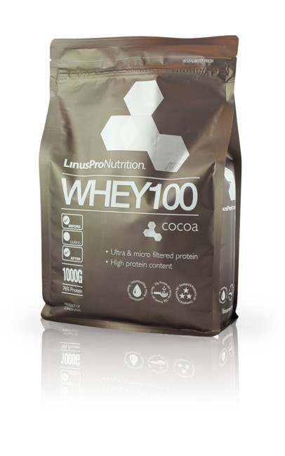 LinusPro WHEY100 Protein - Chokolade - 1kg