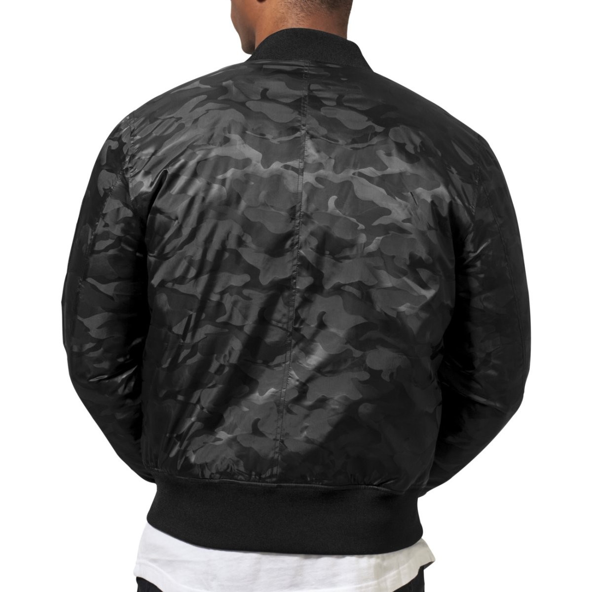 Buy Urban Classics - TONAL CAMO Bomber Jacket black