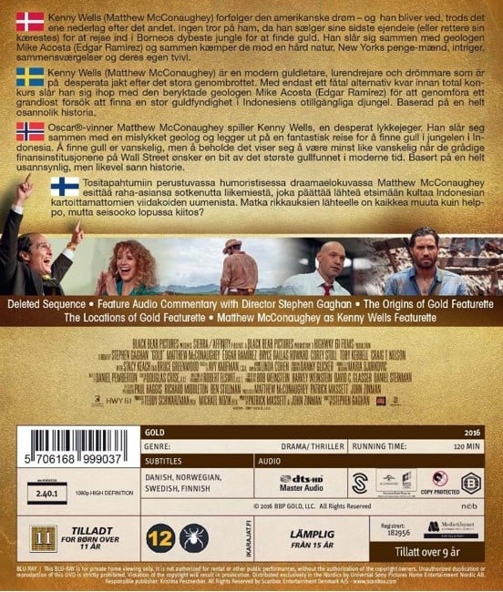 Gold (Matthew McConaughey) (Blu-ray)