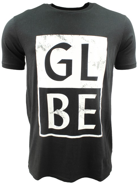 Globe Stack T-shirt Black