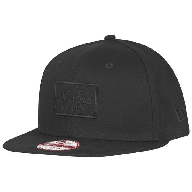 New Era 9Fifty Snapback Cap - Brand Tonal Logo black - S/M