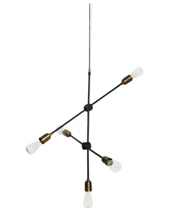 House Doctor - Molecular Pendelleuchte - Messing/Schwarz