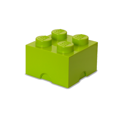 Room Copenhagen - LEGO Storeage Brick 4 - Bright Yellow Green (40031220)