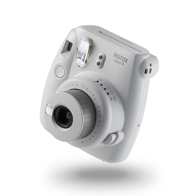 Fujifilm Instax Mini 9 Camera with 10 Shots Smoky White