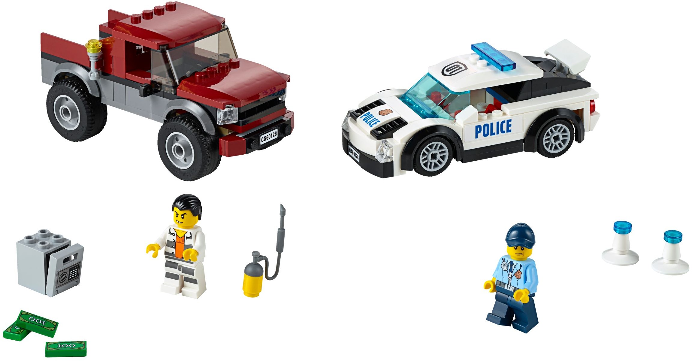 Stratford på Avon romantisk dæmning Køb LEGO City - Flugt fra politiet (60128)