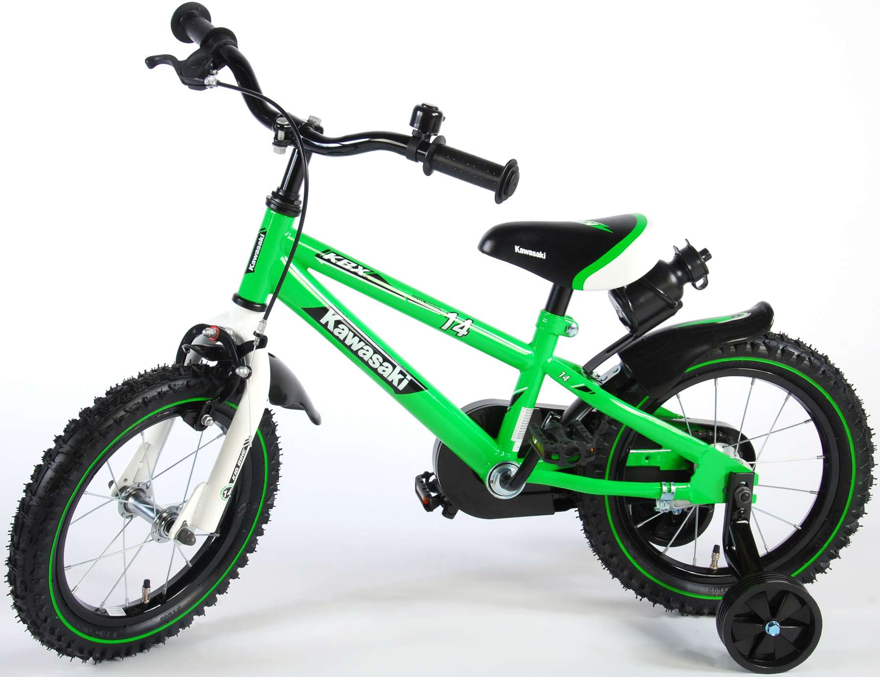 green 14 inch bike