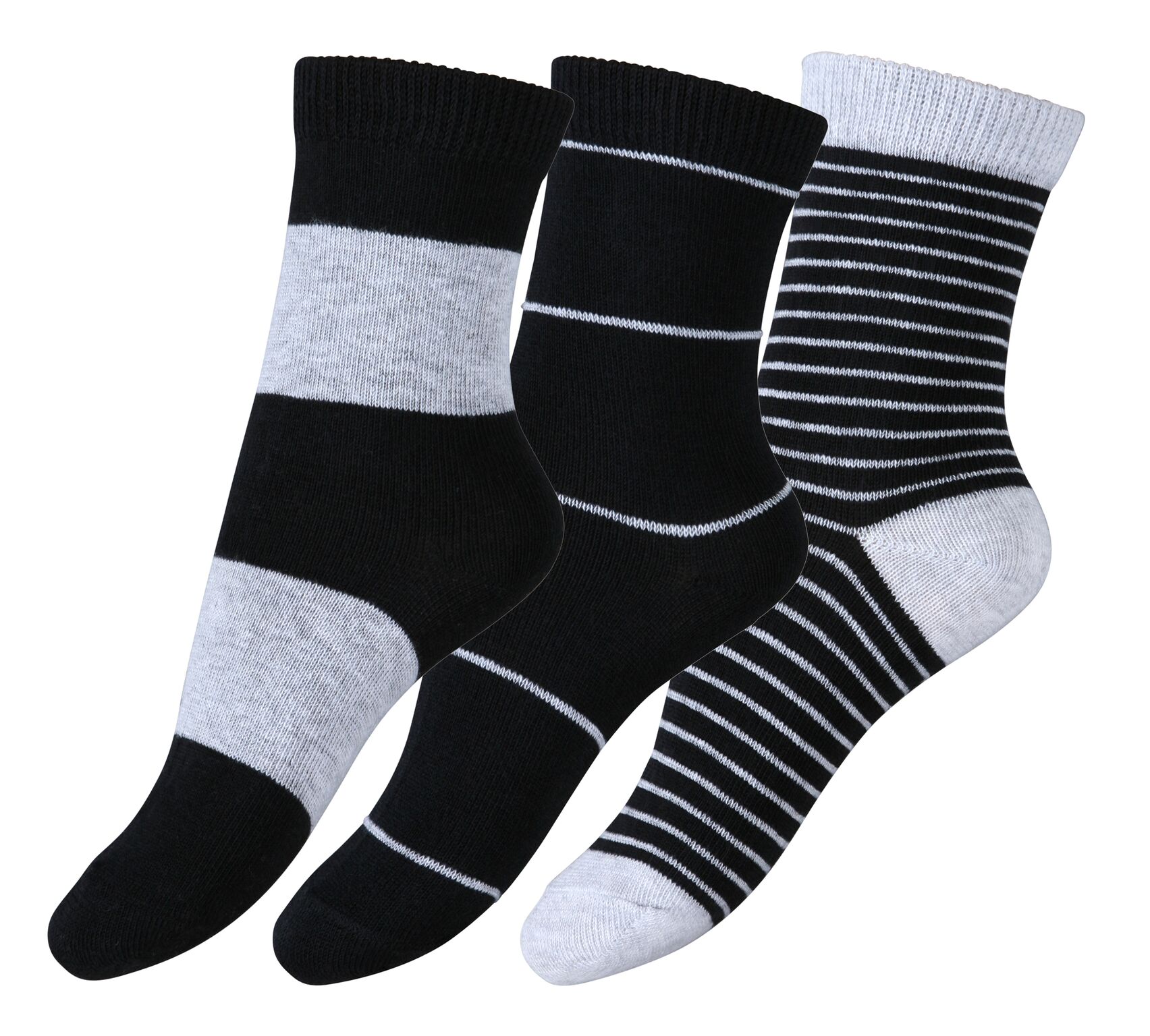 Buy Melton - Numbers 3 Pack Socks - Stripes