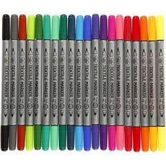 Textile Markers - 20 pcs (34817)