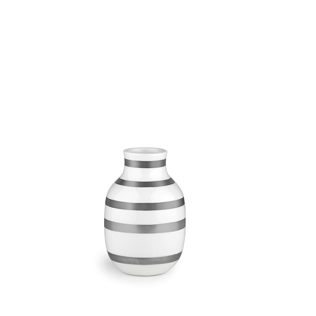 Kähler - Omaggio Vase Silver - Small (691790 )