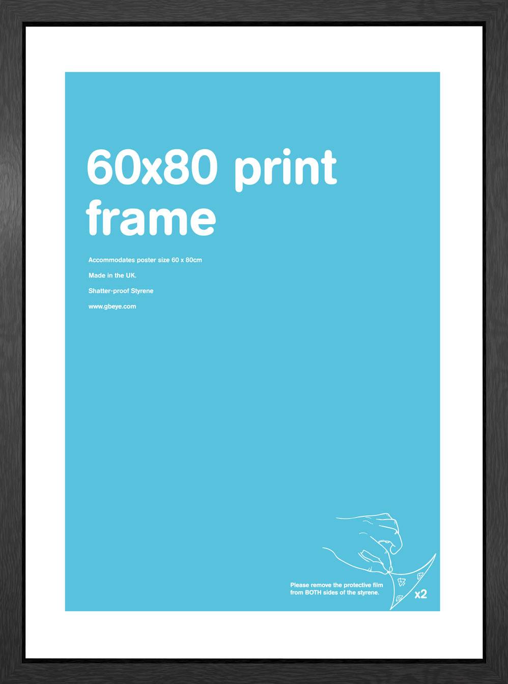 regeling uitglijden heel veel Köp 30mm Black 60 x 80 cm Print Poster / Print Frame