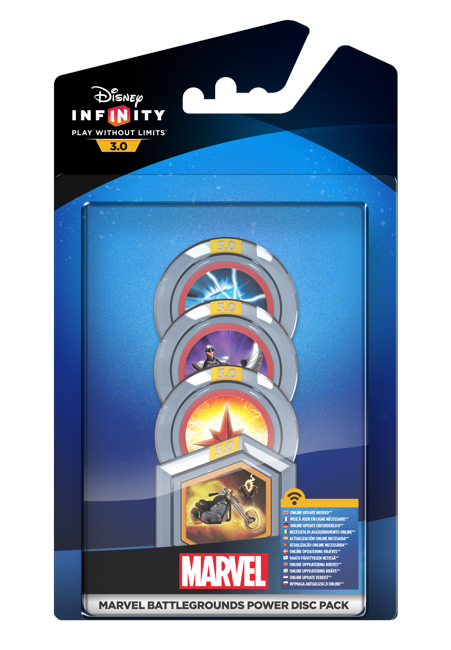 Disney Infinity 3.0 - Power Disc 4-Pack - Marvel Battlegrounds