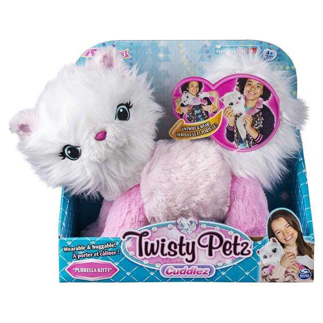 Twisty Petz - Cuddlez Plys Bamse - Purrella Kitty