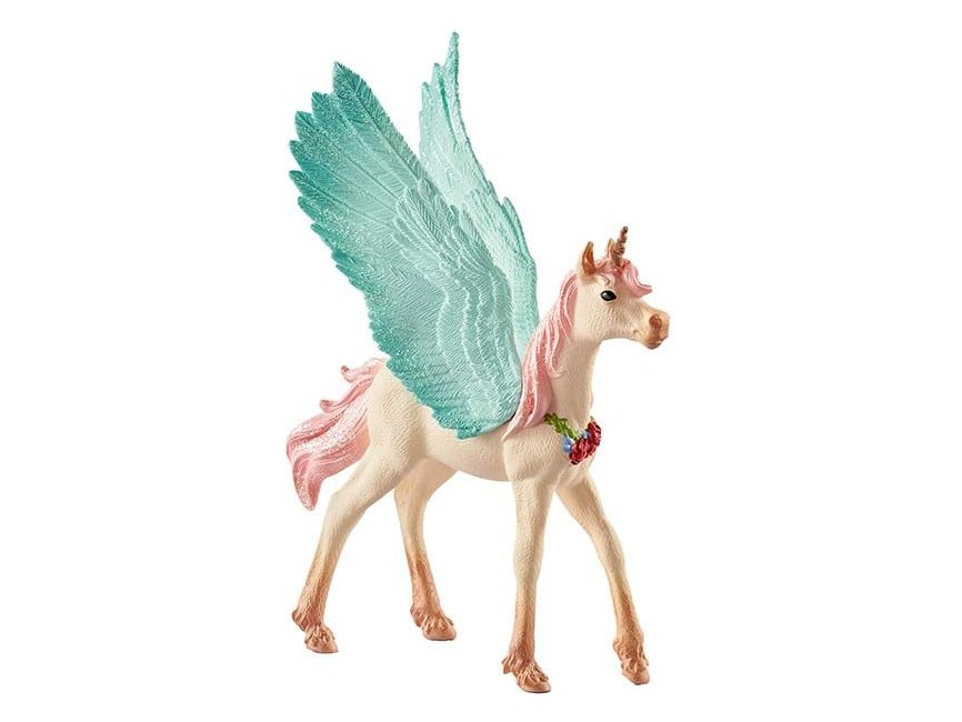 Schleich - Bayala - Decorated unicorn Pegasus, Foal (70575)
