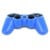 ZedLabz value soft silicone rubber skin grip cover for Sony PS3 controllers - royal blue thumbnail-2