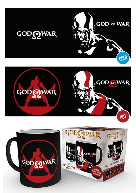 God of War Kratos Heat Changing Mug