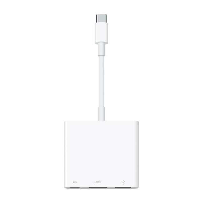 Apple MJ1K2ZM/A USB C USB C, USB A, HDMI White