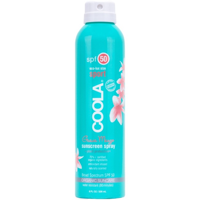 Coola - Sport Continuous Spray SPF50 Guava Mango 236 ml