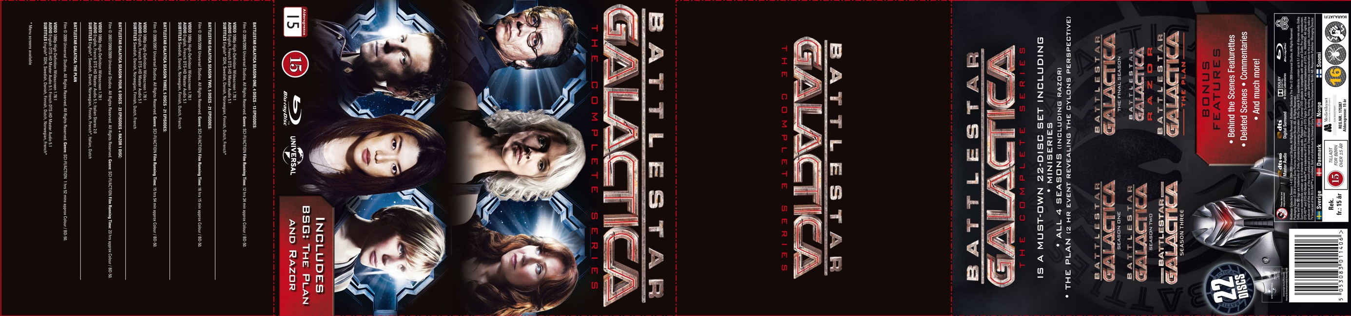 Battlestar Galactica - The Complete Series (22 disc)(Blu-Ray)