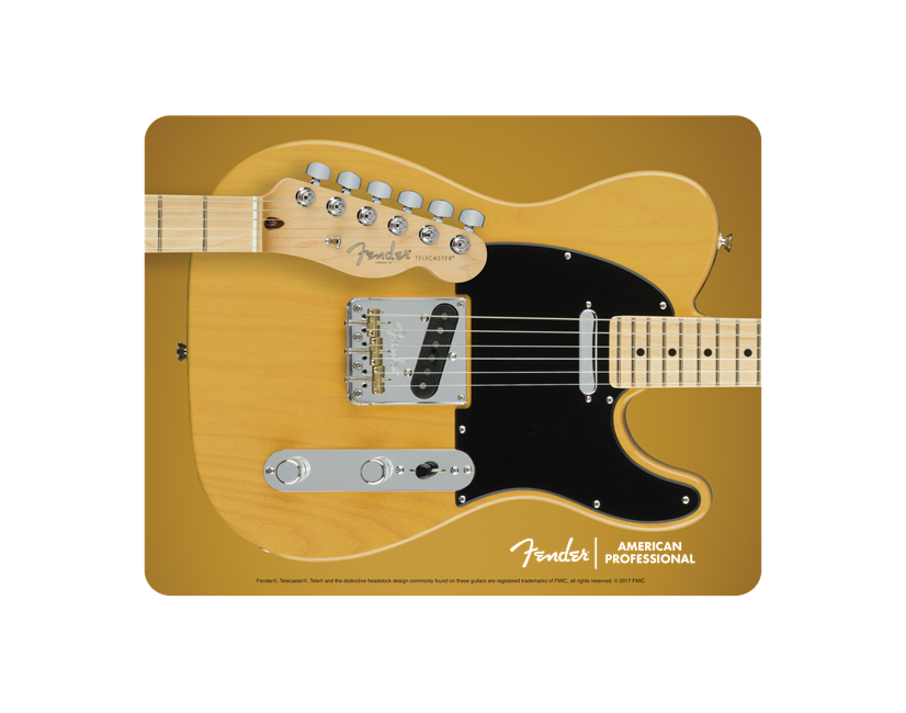 Fender - Telecaster Mouse Pad - Mus Måtte (Butterscotch Blonde)