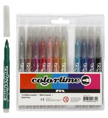 Colortime - Stiften 4,2 mm - Glitter - 12 stuks